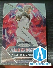 2021 Panini Prizm Fireworks #FW 6 Charlie Blackmon Colorado Rockies